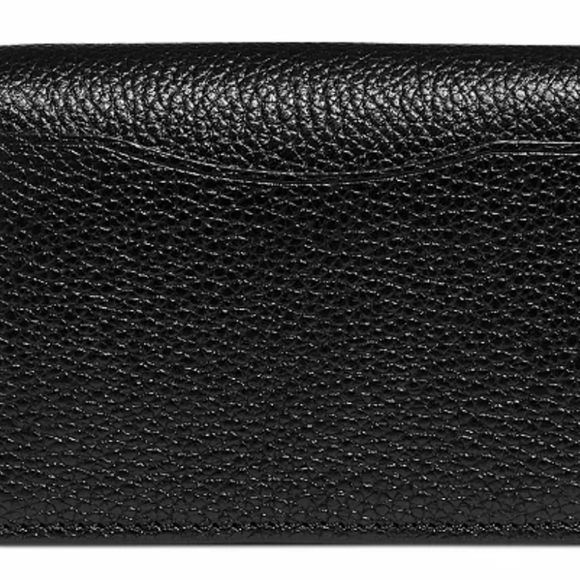 Coach Bags Nwt Coach Half Flap Black Leather Card Case Poshmark